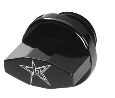 BLINGSTAR OIL FILL CAP - ANODIZED BLACK - ATV Oil Filler And Drain Plugs