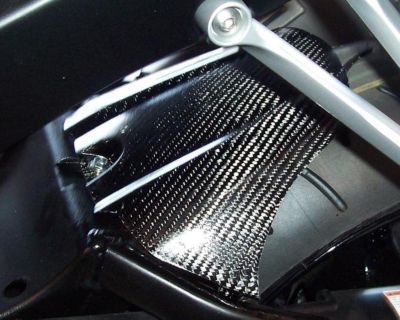 CARBON FIBER WORKS CARBON REAR TIRE HUGGER - 