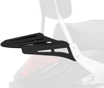 COBRA FORMED SISSY BAR LUGGAGE RACK - BLACK -  Cruiser Racks 