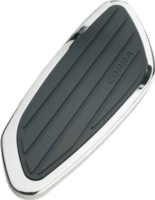 COBRA PASSENGER FLOORBOARDS - SWEPT CHROME - Cobra Parts & Gear
