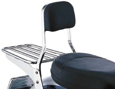 COBRA SHORT SISSY BAR - CHROME - Cruiser Sissy Bars