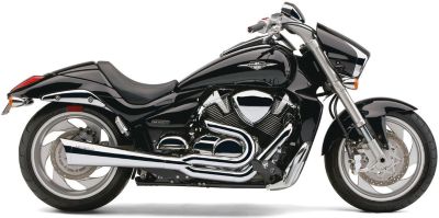COBRA TRI-PRO 2-INTO-1 EXHAUST - CHROME - 