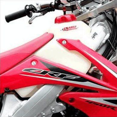CLARKE GAS TANK 2.8 GALLONS - CLEAR - Dirt Bike Fuel Tanks Fuel Tanks
