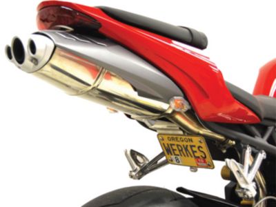 COMPETITION WERKES FENDER ELIMINATOR KIT - PIVOT LICENSE PLATE MOUNT