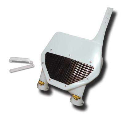 CYCRA STADIUM 1/2 VENT NUMBER PLATE WHITE