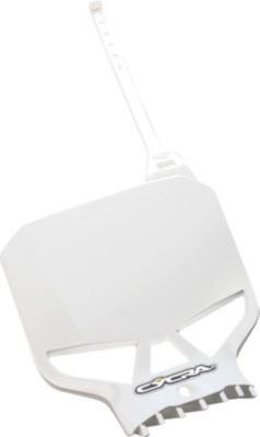  Cycra Skull Vented Number Plate - White