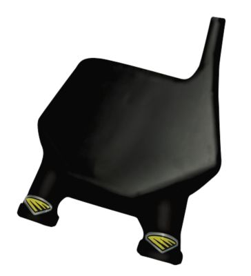 CYCRA STADIUM NUMBER PLATE - BLACK - Dirt Bike Front Number Plates