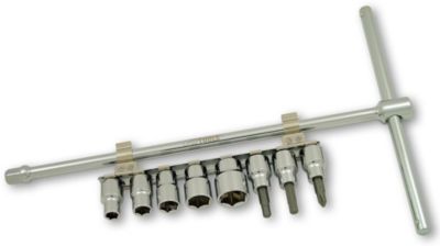 CRUZTOOLS SLIDING T-DRIVER/SOCKET TOOL SET - 8 PIECE