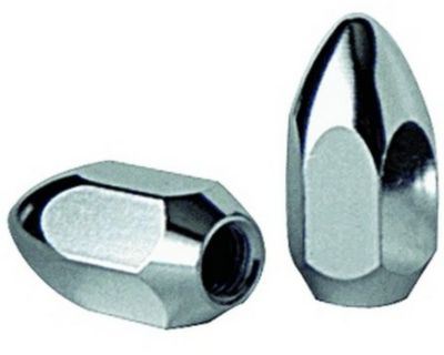 DURABLUE ALUMINUM TAPERED LUG NUTS - 8 PACK - ITP T-9 Gp Rear Wheel - 9x8 3b+5n Polished