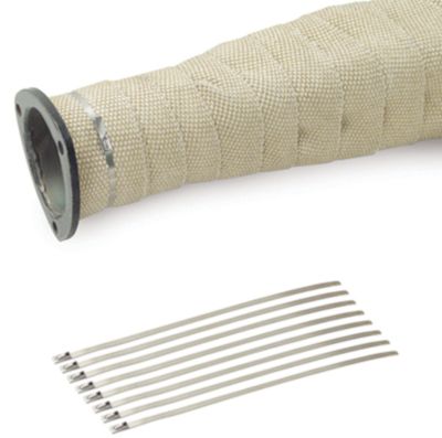 DEI STAINLESS STEEL LOCKING TIES 8in 8PK