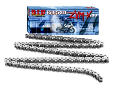 DID 530 ZVMX X-RING CHROME - 120 LINKS -  Cruiser Drive Train 