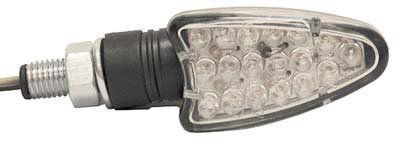 DMP TURN SIGNAL LONG ARROW CARBON/AMBER