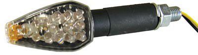 DMP TURN SIGNAL LONG STALK CARBON/CLEAR