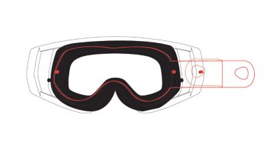DRAGON VENDETTA LAMINATED TEAR OFFS 28 PACK - ATV Goggle Tear Offs
