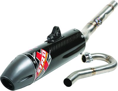 DR.D TITANIUM FULL SYSTEM EXHAUST WITH CARBON FIBER CAN