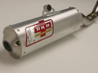 DR.D D-SHAPE SLIP-ON EXHAUST WITH SPARK ARRESTOR - 