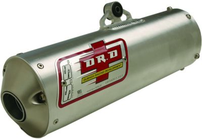 DR.D D-SHAPE SLIP ON EXHAUST WITH SPARK ARRESTOR