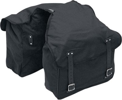 DRAG SPECIALTIES CANVAS SADDLEBAGS