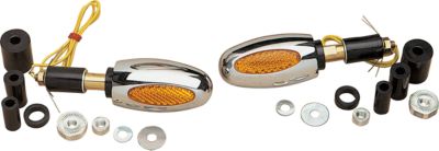 DRAG SPECIALTIES HANDLEBAR END MARKER LIGHTS - Cruiser Accent Lighting