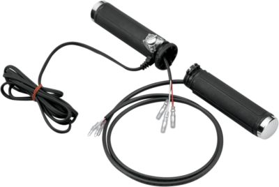 DRAG SPECIALTIES HEATED GRIPS FOR 1 HANDLEBARS - Cruiser Heated Grips
