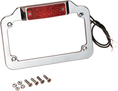 DRAG SPECIALTIES LED LICENSE PLATE FRAME - Cruiser License Plate