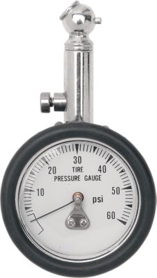 DRAG SPECIALTIES 45 DEGREE 60 PSI PRESSURE GAUGE