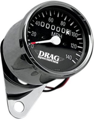 DRAG SPECIALTIES MINI SPEEDOMETER WITH 2240:60 RATIO -  Cruiser Dash And Gauges 