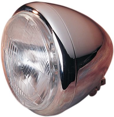 DRAG SPECIALTIES CUSTOM 5-3/4 SPRINGER STYLE HEADLIGHT - Cruiser Headlights