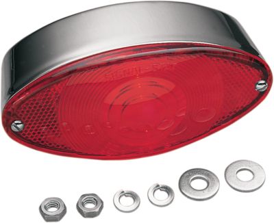 DRAG SPECIALTIES CATS EYE OVAL TAILLIGHT - Cruiser Tail Lights