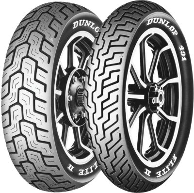 DUNLOP 491 ELITE II TIRE COMBO - Cruiser Tire Combos