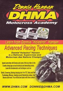 DONNIE HANSEN ADVANCED RACING TECHNIQUES DVD - Dirt Bike Dvd Videos