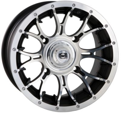 DWT DIABLO FRONT WHEEL - 14X6 MACHINED - Utility ATV Tire And Wheels