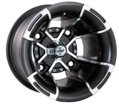 DWT FUSION REAR WHEEL - 9x8 MACHINED -  ATV Wheels 
