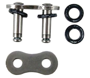  EK Chains 525 MVXZ X-Ring Master Link - Rivet Style / Gold