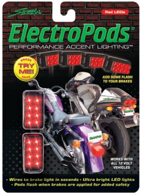 STREETFX ELECTROPOD BRAKE LIGHTS -  Motorcycle Accent Lighting 