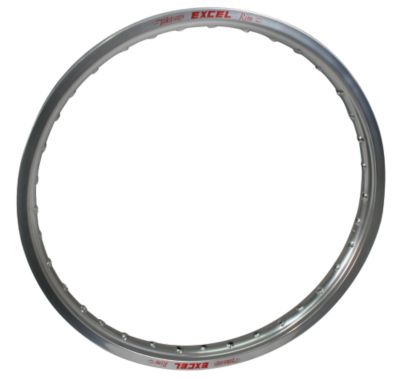 EXCEL REAR RIM - 18 SILVER - Dirt Bike Rims