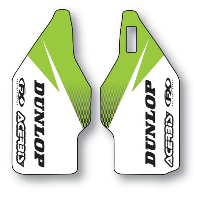 2011 FACTORY EFFEX FORK GUARD GRAPHICS - KAWASAKI - Free Flo No Slop Swivel Vent Hose