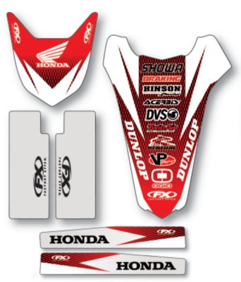 2011 FACTORY EFFEX STANDARD TRIM KIT - HONDA - Motocross Graphics & Dirt Bike Graphics