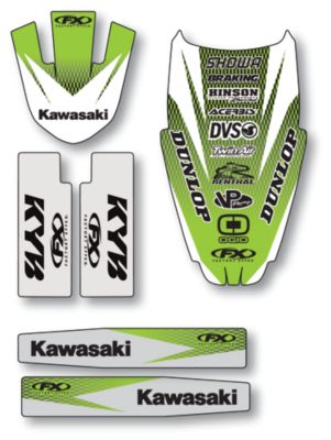 2011 FACTORY EFFEX STANDARD TRIM KIT - KAWASAKI - Motocross Graphics & Dirt Bike Graphics