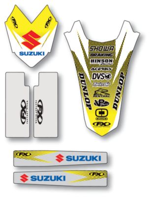 2011 FACTORY EFFEX STANDARD TRIM KIT - SUZUKI - Motocross Graphics & Dirt Bike Graphics