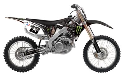 2011 FACTORY EFFEX MONSTER ENERGY COMPLETE GRAPHIC AND PLASTIC KIT - HONDA - 