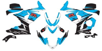 FACTORY EFFEX EV-R COMPLETE GRAPHIC KIT - OEM COLORS -  Motorcycle Graphic Kits And Decals 