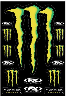 FACTORY EFFEX MONSTER ENERGY XL STICKER KIT