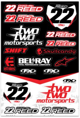 FACTORY EFFEX TWO TWO MOTOSPORT STICKER KIT - ATV Graphics And Decals