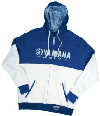 FACTORY EFFEX YAMAHA RACING QUILTED ZIP HOODY - Mens Casual Motorcycle Sweatshirts & Hoodies 