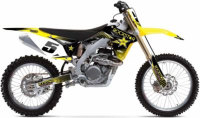 2012 FACTORY EFFEX ROCKSTAR GRAPHICS - SUZUKI - Dirt Bike Graphic Kits