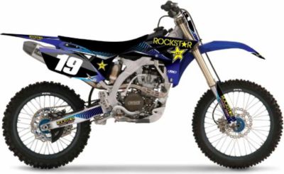 2012 FACTORY EFFEX ROCKSTAR COMPLETE GRAPHICS KIT - YAMAHA - Dirt Bike Graphic Kits