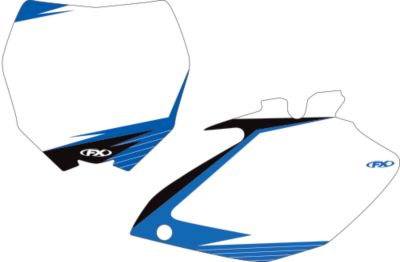 2011 FACTORY EFFEX NUMBER PLATE BACKGROUNDS YAMAHA - WHITE