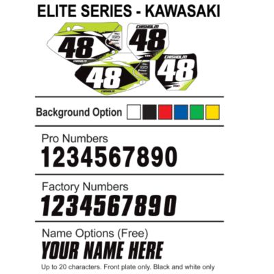 FACTORY EFFEX DX1 BACKGROUNDS ELITE - KAWASAKI