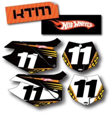 FACTORY EFFEX DX1 BACKGROUNDS HOT WHEELS - KTM -  Custom Motocross Dirt Bike Graphics 